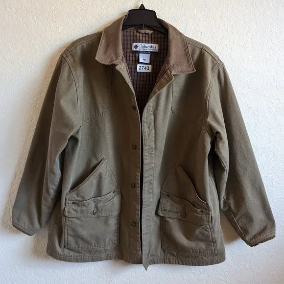 Columbia* Men's River Lodge Fully Lined Multipocketed Heavy Beige Coat~ Size XL - Picture 1 of 16